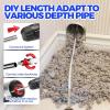 imageHolikme 15 Feet Dryer Vent Cleaner Kit Lint Remover Extends Up to 15 Feet Synthetic Brush Head Use with or Without a Power Drill15 Foot Pack of 1