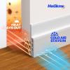 imageHolikme 2 Pack Door Draft Stopper Sheets Rolls ampamp Strips Under Door Draft Blocker Insulator Doors Sweep Weather Stripping Noise Stopper Strong Adhesive WhiteTransparent