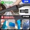 imageHolikme 2 Pieces Dryer Vent Cleaner Kit Dryer Lint Vacuum Attachment and Flexible Dryer Lint Brush Dryer Vent Vacuum Hose Attachment BlueBlack