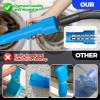 imageHolikme 2 Pieces Dryer Vent Cleaner Kit Dryer Lint Vacuum Attachment and Flexible Dryer Lint Brush Dryer Vent Vacuum Hose Attachment BlueBlue