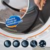imageHolikme 2 Pieces Dryer Vent Cleaner Kit Dryer Lint Vacuum Attachment and Flexible Dryer Lint Brush Dryer Vent Vacuum Hose Attachment BlueDark Blue