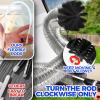 imageHolikme 20 Pieces Dryer Vent Cleaner Kit Include 30Feet Dryer Vent Cleaning Brush Dryer Lint Vacuum Attachment Lint Brush ampamp Dryer Adapters Blue41feet