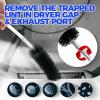 imageHolikme 32 Feet Dryer Vent Cleaner Kit Lint RemoverFireplace Chimney Brushes Extends Up to 32 Feet Synthetic Brush Head Use with or Without a Power Drill32eet