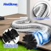 imageHolikme 32 Feet Dryer Vent Cleaner Kit Lint RemoverFireplace Chimney Brushes Extends Up to 32 Feet Synthetic Brush Head Use with or Without a Power Drill32eet