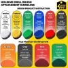 imageHolikme 40 Piece Drill Brush Attachment Set Scrub Pads Scouring Pads Power Scrubber Brush with Extend Long Attachment All Purpose Clean for Car DetailingGrout Tiles Bathroom Kitchen