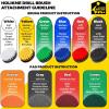 imageHolikme 45 Piece Drill Brush Attachment Set Scrub Pads Scouring Pads Power Scrubber Brush with Extend Long Attachment All Purpose Clean for Car DetailingGrout Tiles Bathroom Kitchen