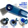 imageHolikme 6 Pack Bottle Brush Set 14quot Long Handle Stainless Steel Bottle Cleaner Brush 3 Straw Brushes 3in1 Bottle Cleaning Brush for Water Bottle Antistatic Lab Brushes Straws BlackBlue