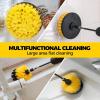 imageHolikme 6Pack Drill Brush Power Scrubber Cleaning Brush Extended Long Attachment Set All Purpose Drill Scrub Brushes Kit for Grout Floor Tub Shower Tile Bathroom and Kitchen SurfaceYellowBlue