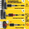 imageHolikme 6Pack Drill Brush Power Scrubber Cleaning Brush Extended Long Attachment Set All Purpose Drill Scrub Brushes Kit for Grout Floor Tub Shower Tile Bathroom and Kitchen SurfaceYellowWhite