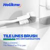 imageHolikme 7 Pack Deep Cleaning Brush Set Scrub Pads with Scraper Tip for Pool Walls Bathroom Grout Floor Tub Shower and Kitchen Surface GreenGreen