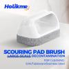 imageHolikme 7 Pack Deep Cleaning Brush Set Scrub Pads with Scraper Tip for Pool Walls Bathroom Grout Floor Tub Shower and Kitchen Surface GreenNegro
