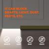 imageHolikme Door Draft Stopper Door Sweep Weather Stripping Noise Blocker Window Breeze Blocker Adjustable Door Sweeps GreyBeige