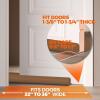 imageHolikme Door Draft Stopper Door Sweep Weather Stripping Noise Blocker Window Breeze Blocker Adjustable Door Sweeps GreyBrown