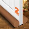 imageHolikme Door Draft Stopper Door Sweep Weather Stripping Noise Blocker Window Breeze Blocker Adjustable Door Sweeps GreyBrown