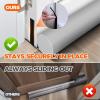 imageHolikme Door Draft Stopper Door Sweep Weather Stripping Noise Blocker Window Breeze Blocker Adjustable Door Sweeps GreyGray