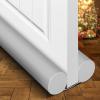 imageHolikme Door Draft Stopper Door Sweep Weather Stripping Noise Blocker Window Breeze Blocker Adjustable Door Sweeps GreyGray