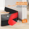 imageHolikme Door Draft Stopper Under Door Draft Blocker Insulator Doors Sweep Weather Stripping Noise Stopper Strong Adhesive WhiteBlack