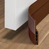 imageHolikme Door Draft Stopper Under Door Draft Blocker Insulator Doors Sweep Weather Stripping Noise Stopper Strong Adhesive WhiteBrown