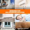 imageHolikme Door Draft Stopper Under Door Draft Blocker Insulator Doors Sweep Weather Stripping Noise Stopper Strong Adhesive WhiteGray