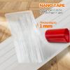 imageHolikme Door Draft Stopper Under Door Draft Blocker Insulator Doors Sweep Weather Stripping Noise Stopper Strong Adhesive WhiteTransparent