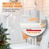 imageHolikme Door Draft Stopper Under Door Draft Blocker Insulator Doors Sweep Weather Stripping Noise Stopper Strong Adhesive WhiteWhite