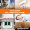 imageHolikme Door Draft Stopper Under Door Draft Blocker Insulator Doors Sweep Weather Stripping Noise Stopper Strong Adhesive WhiteWhite
