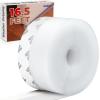 imageHolikme Door Weather Stripping Door Seal Strip Sealing Sticker Sealing Tape for Door Draft Stopper Adhesive for Doors Suitable for Windows DoorsTransparent