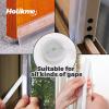 imageHolikme Door Weather Stripping Door Seal Strip Sealing Sticker Sealing Tape for Door Draft Stopper Adhesive for Doors Suitable for Windows DoorsTransparent