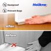 imageHolikme Door Weather Stripping Door Seal Strip Sealing Sticker Sealing Tape for Door Draft Stopper Adhesive for Doors Suitable for Windows DoorsTransparent