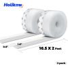 imageHolikme Door Weather Stripping Door Seal Strip Sealing Sticker Sealing Tape for Door Draft Stopper Adhesive for Doors Suitable for Windows DoorsTransparent