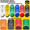 imageHolikme Drill Brush Attachments Set Power Scrubber Brush with Extend Long Attachment All Purpose Clean for Grout Tiles Sinks Bathtub Bathroom Kitchen