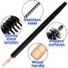 imageHolikme Dryer Vent Cleaner Kit  Household Cleaning Supplies Dryer Lint Brush Refrigerator Long Coil Brush Flexible Lint Remover Removing Dust and Pet Hair1pack