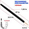 imageHolikme Dryer Vent Cleaner Kit  Household Cleaning Supplies Dryer Lint Brush Refrigerator Long Coil Brush Flexible Lint Remover Removing Dust and Pet Hair1pack