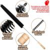imageHolikme Dryer Vent Cleaner Kit 2 Pack  Household Cleaning Supplies 304 Stainless Steel Dryer Lint Brush Home Essentials for Lint Trap Dust Vacuum Brush1Pack