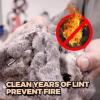 imageHolikme Dryer Vent Cleaner Kit 2 Pack Dryer Lint Brush Vent Trap CleanerLong Flexible Refrigerator Coil Brush Radiator Brush 27 Inch2pack