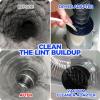 imageHolikme Dryer Vent Cleaner Kit Dryer Cleaning Tools Include Dryer Vent Brush Omnidirectional Blue Dryer Lint Vacuum Attachment Dryer Lint Trap Brush Vacuum ampamp Dryer Adapters30feet