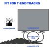 imageHolikme Garage Door Seals Bottom Rubber Flexible Rubber Garage Door Seal Garage Door Weather Stripping Kit Seal Strip Replacement 516 Inch TEnd 374 Inch Width 17Ft Black17FT