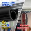imageHolikme Garage Door Seals Bottom Rubber Flexible Rubber Garage Door Seal Garage Door Weather Stripping Kit Seal Strip Replacement 516 Inch TEnd 374 Inch Width 17Ft Black17FT