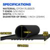 imageHolikme Garage Door Seals Bottom Rubber Flexible Rubber Garage Door Seal Garage Door Weather Stripping Kit Seal Strip Replacement 516 Inch TEnd 374 Inch Width 17Ft Black125FT