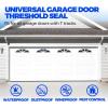 imageHolikme Garage Door Seals Bottom Rubber Flexible Rubber Garage Door Seal Garage Door Weather Stripping Kit Seal Strip Replacement 516 Inch TEnd 374 Inch Width 17Ft Black125FT