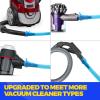 imageHolikme Upgraded 2 Pieces Dryer Vent Cleaner Kit Compatible with Most Vacuum CleanerVacuum Hose Attachment and Clothes Dryer Lint Vent Trap Cleaner Brush ampamp Refrigerator Coil Brush Lint Remover Blue