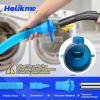 imageHolikme Upgraded 2 Pieces Dryer Vent Cleaner Kit Compatible with Most Vacuum CleanerVacuum Hose Attachment and Clothes Dryer Lint Vent Trap Cleaner Brush ampamp Refrigerator Coil Brush Lint Remover Blue