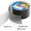 imageHolikme Window Screen Repair Tape Door Window Fly Lanai Screen Repair kit Patch Tape Strong Adhesive Long Lasting Fiberglass Covering Wire Mesh Repair Tape Seal for Repair Holes Tears 2quotW80quotL GreyGray
