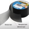 imageHolikme Window Screen Repair Tape Door Window Fly Lanai Screen Repair kit Patch Tape Strong Adhesive Long Lasting Fiberglass Covering Wire Mesh Repair Tape Seal for Repair Holes Tears 2quotW80quotL GreyBlack