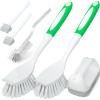 imageHolikme 6Pack Kitchen Cleaning Brush GreenGreen