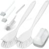 imageHolikme 6Pack Kitchen Cleaning Brush GreenWhite
