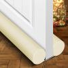 imageHolikme Door Draft Stopper Door Sweep Weather Stripping Noise Blocker Window Breeze Blocker Adjustable Door Sweeps GreyBeige