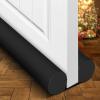 imageHolikme Door Draft Stopper Door Sweep Weather Stripping Noise Blocker Window Breeze Blocker Adjustable Door Sweeps GreyBlack