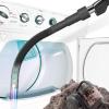 imageHolikme Dryer Vent Cleaner Kit Dryer Lint Vacuum Attachment Brush Lint Remover Dryer Vent Vacuum Hose Replacement Parts BlueBlack