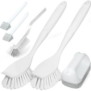 imageHolikme 6Pack Kitchen Cleaning Brush GreenWhite
